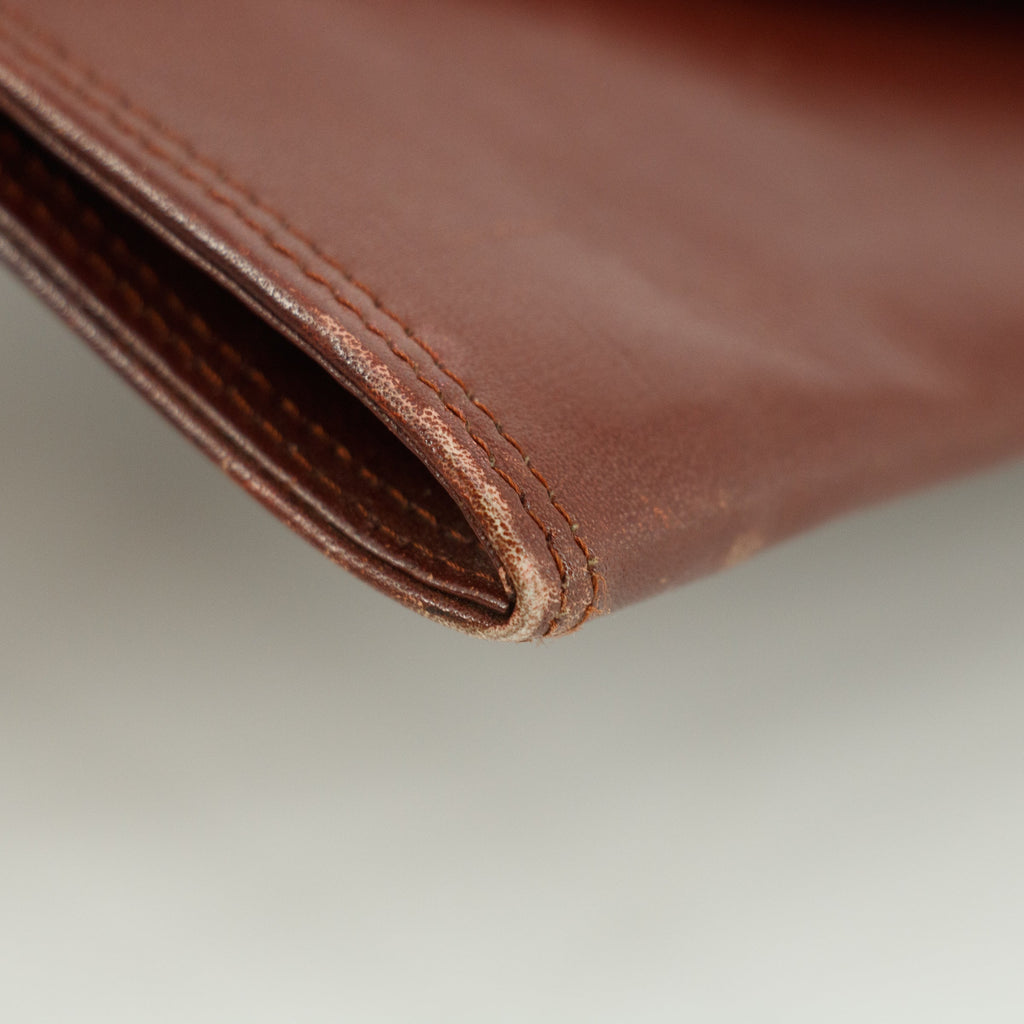 Cartier Must de Carter Red Leather Clutch  #5747