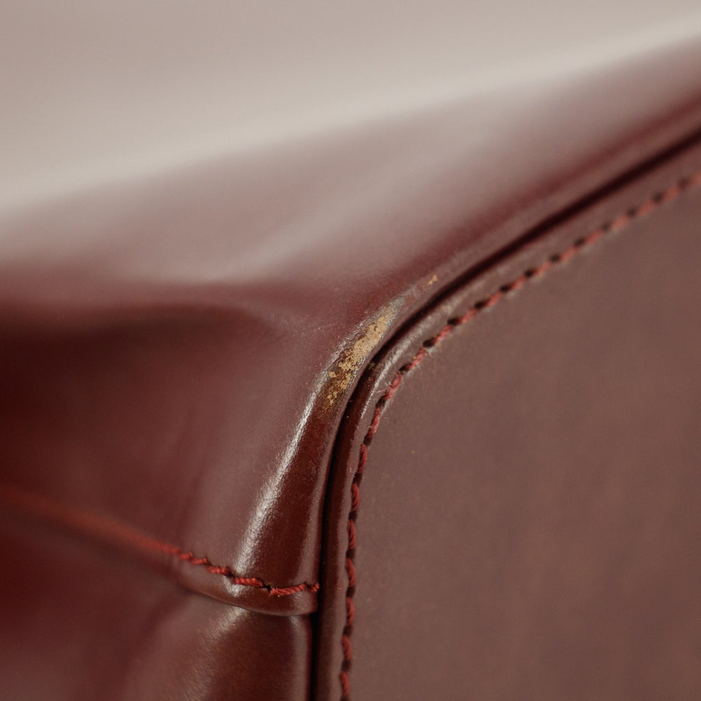 Cartier Trinity Cage Red Leather Handle Bag #5748