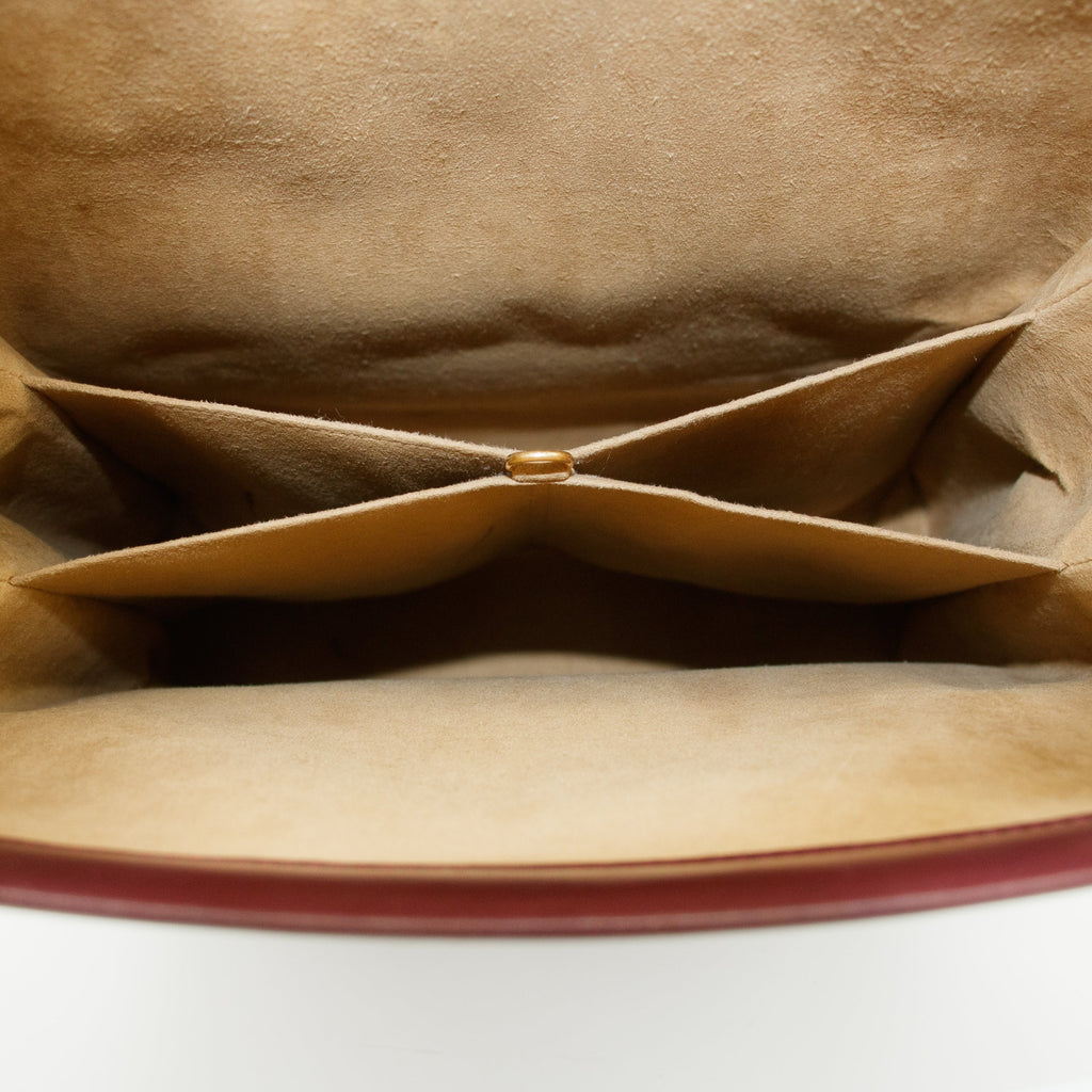 Cartier Trinity Cage Red Leather Handle Bag #5748