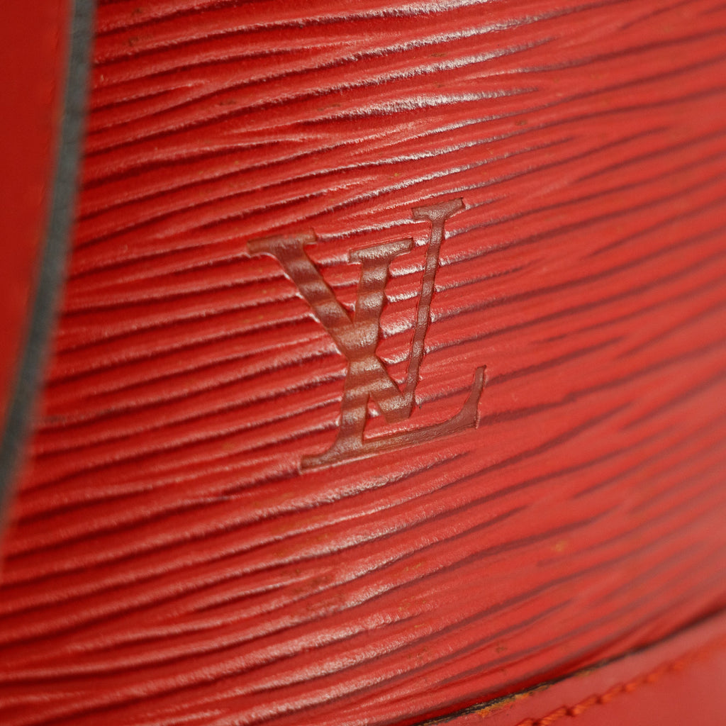 Louis Vuitton Red Epi Saint Jacques Shoulder Bag #5785