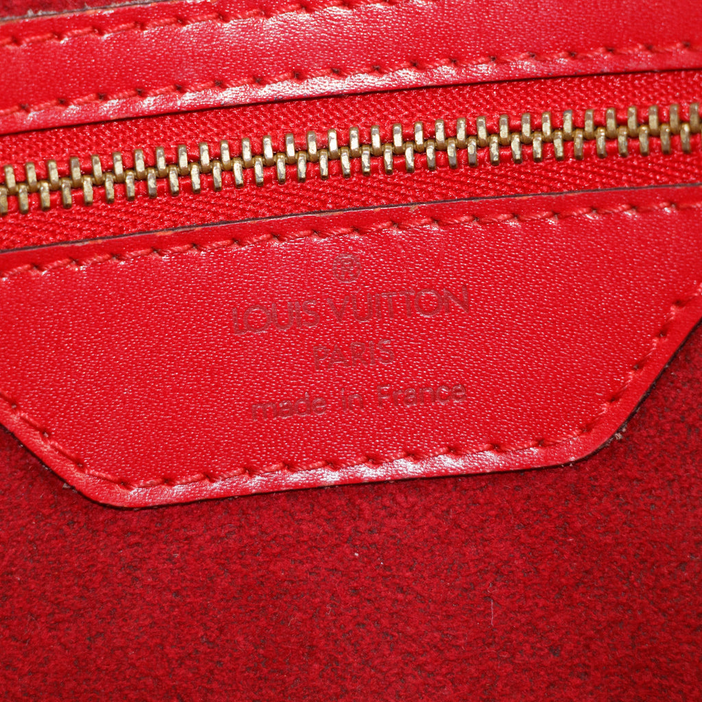 Louis Vuitton Red Epi Saint Jacques Shoulder Bag #5785