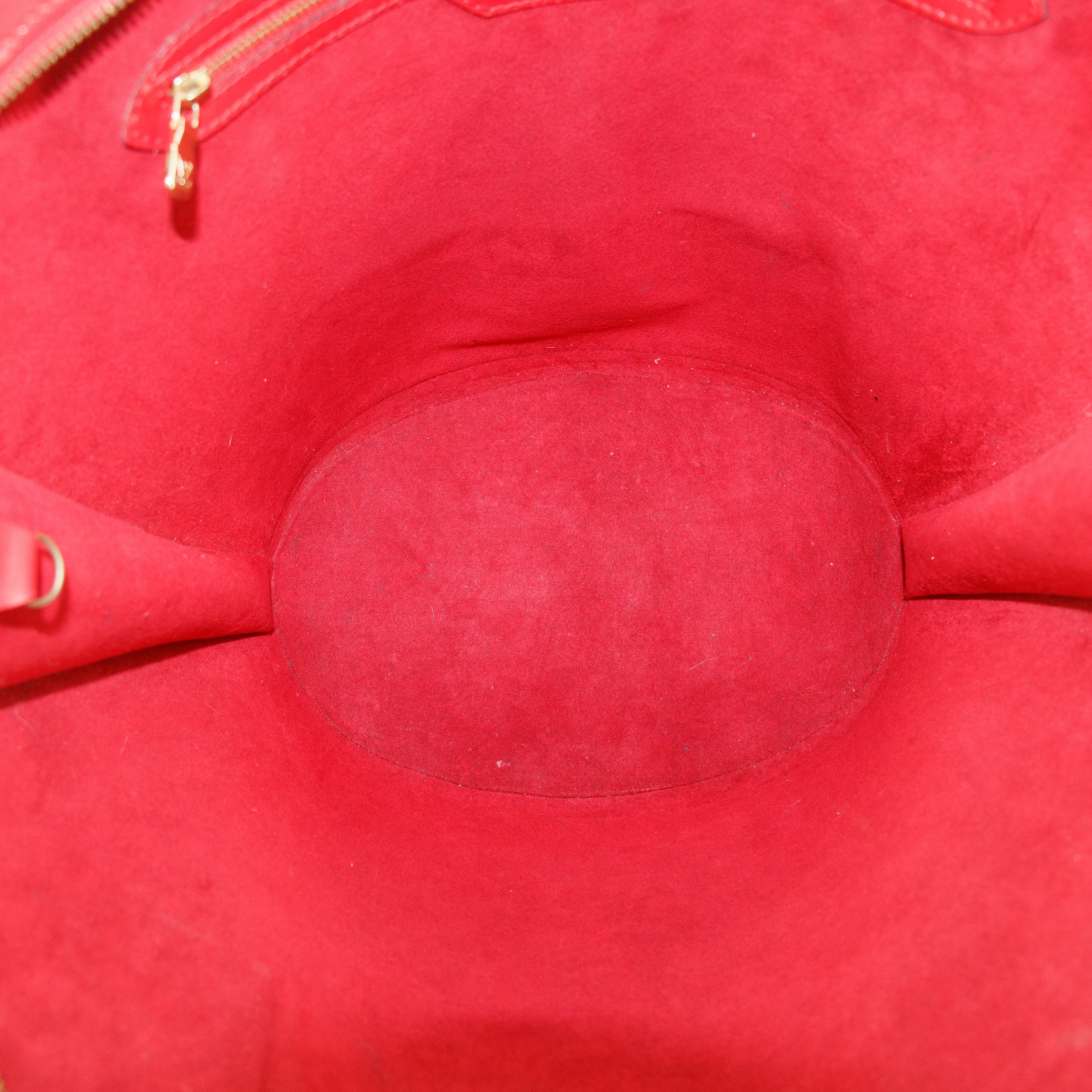 Louis Vuitton Red Epi Saint Jacques Shoulder Bag #5785
