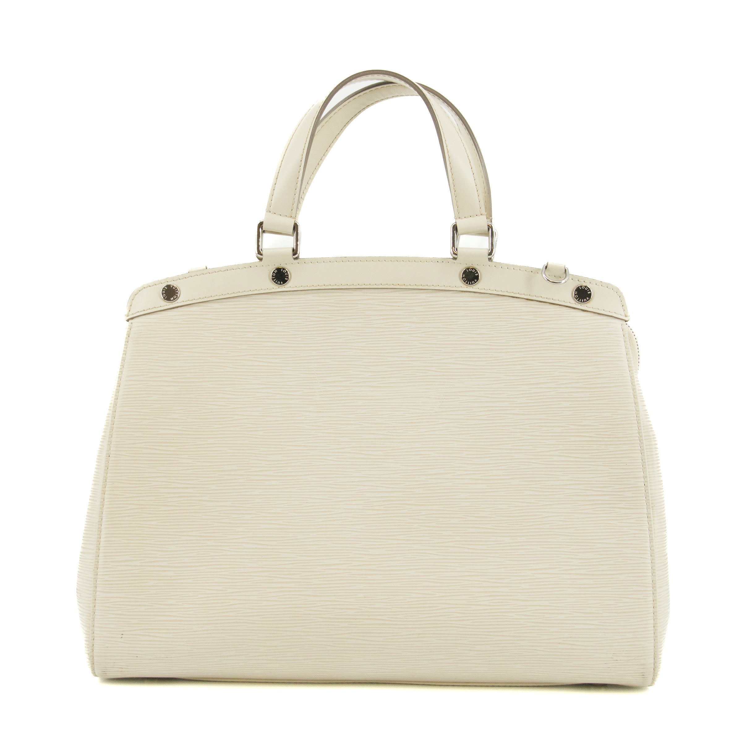 Louis Vuitton White Epi Blair MM 2Way Shoulder Bag #5787