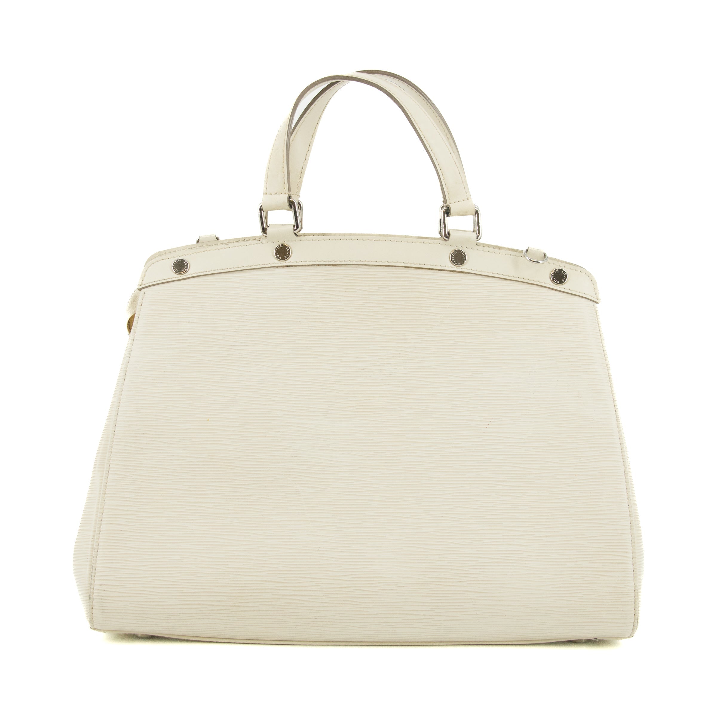 Louis Vuitton White Epi Blair MM 2Way Shoulder Bag #5787