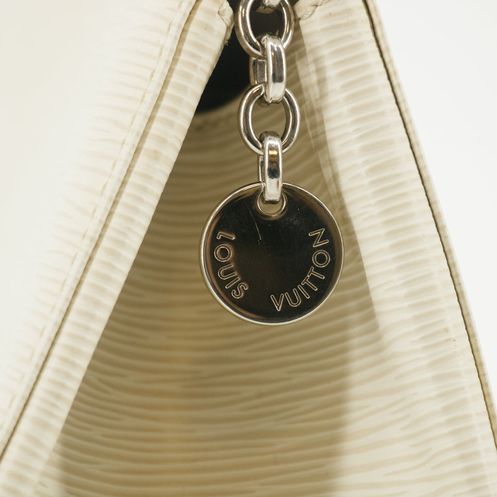 Louis Vuitton White Epi Blair MM 2Way Shoulder Bag #5787