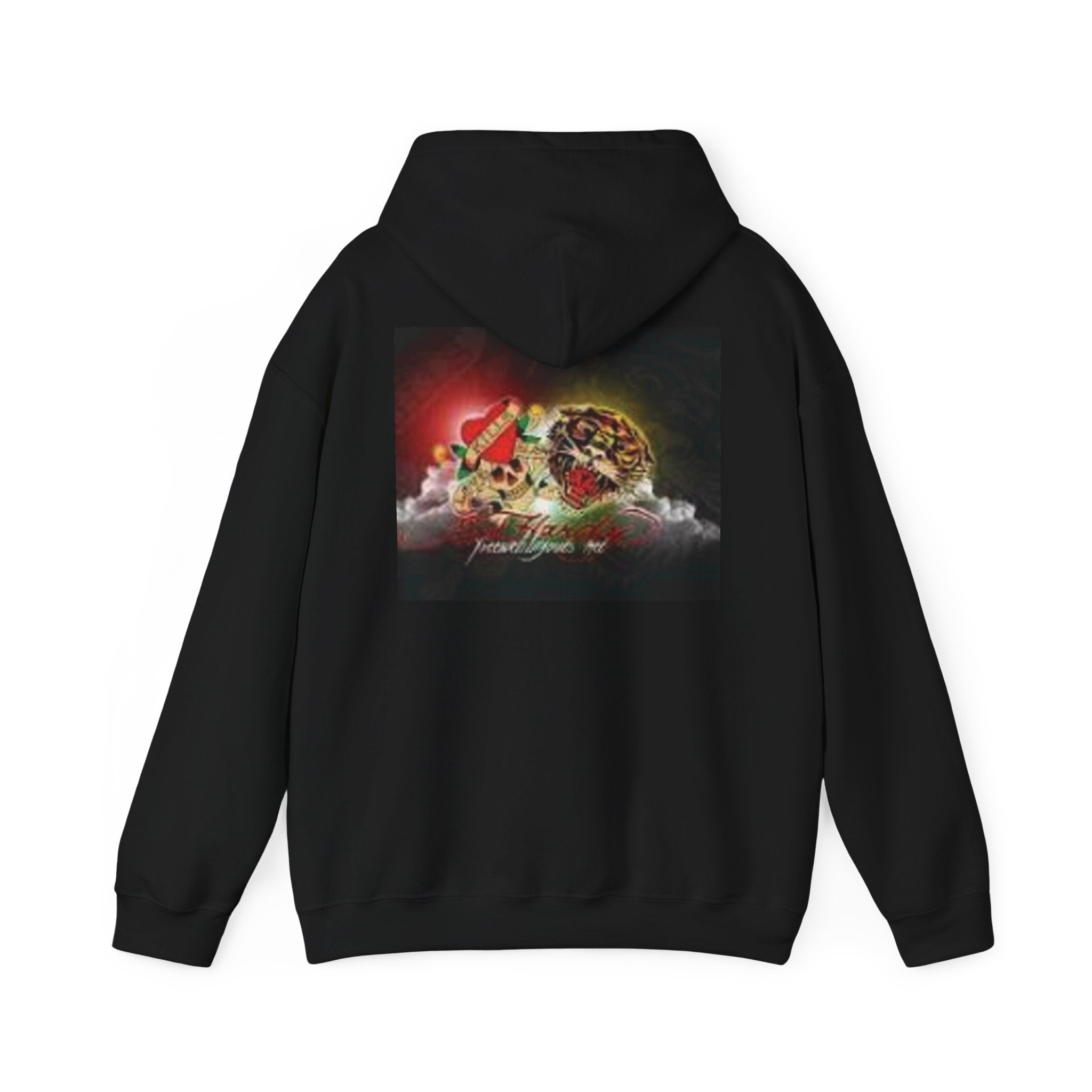 Hoodie - Festive Pizza Christmas Print Hooded Sweatshirt