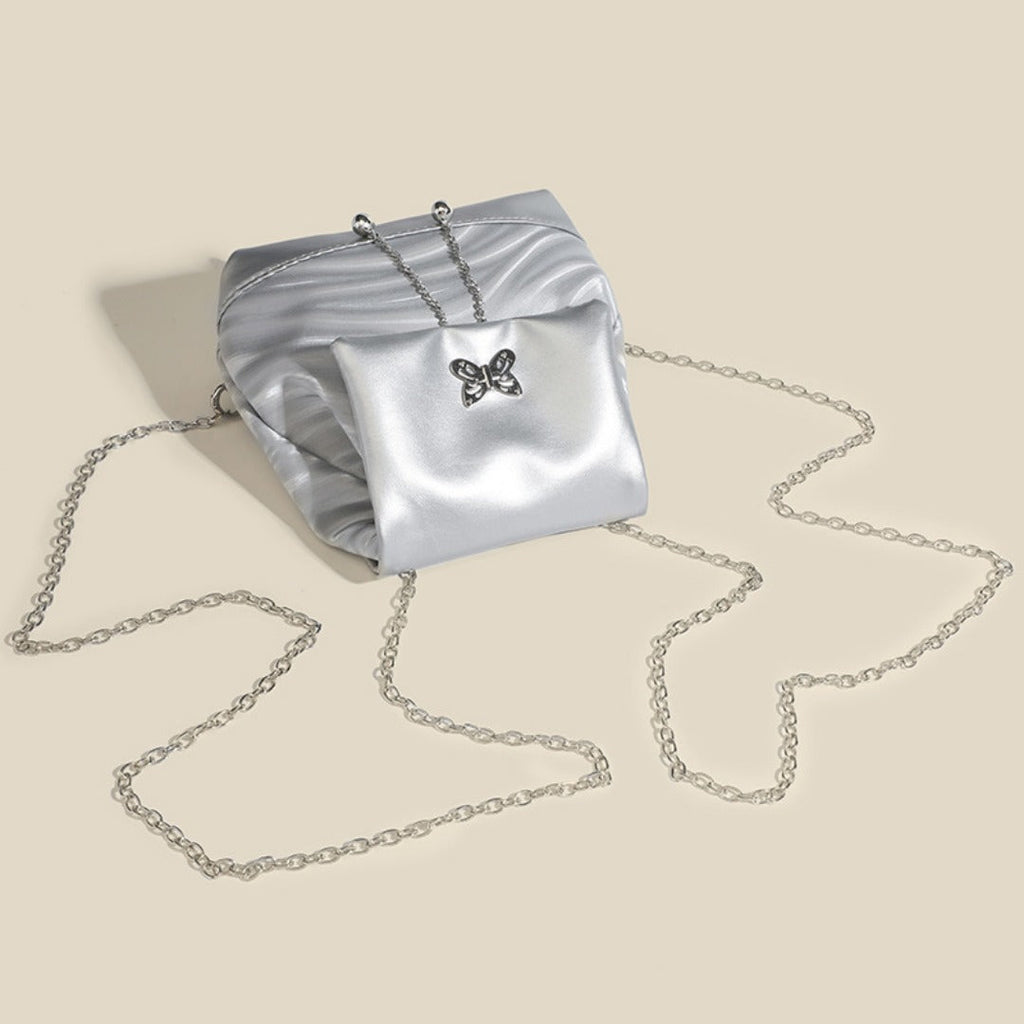 Mini chain backpack, bag women's summer fashion backpack, student backpack purse