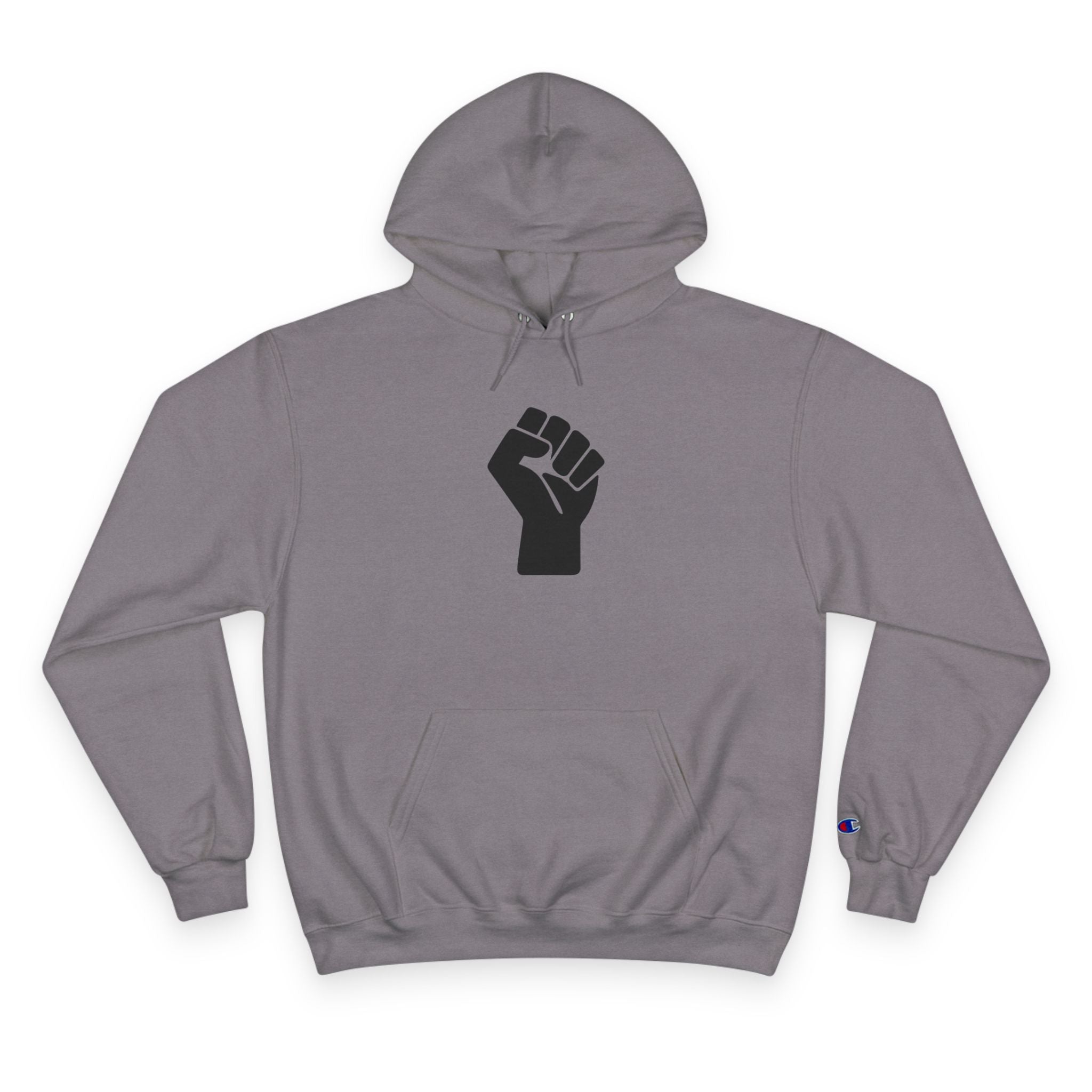 Color Power Champion Hoodie — "Opportunity Equity Freedom Justice" Pullover