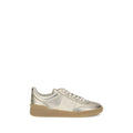 Valentino Garavani Gold Calf Leather Bos Taurus Low Top Sneakers