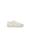 Valentino Garavani White Calf Leather Bos Taurus Low Top Sneakers
