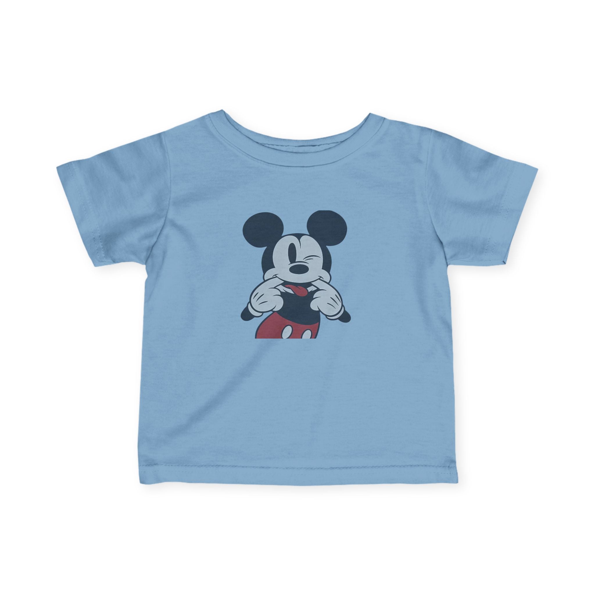 Infant Tee — Vintage Cartoon Mouse Face Baby Shirt