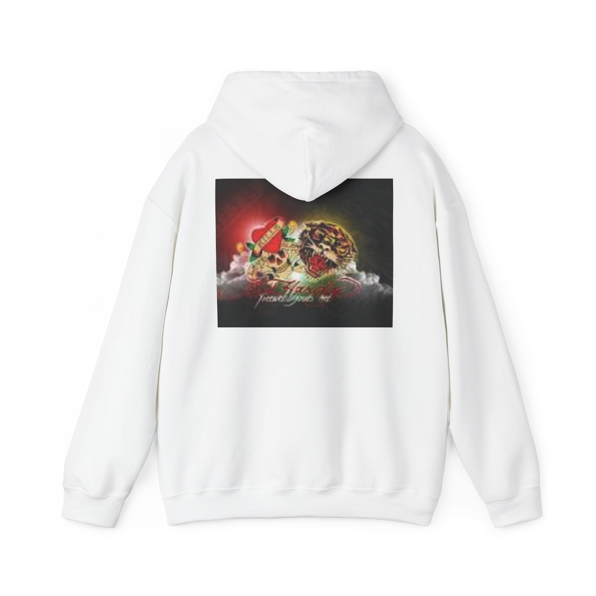 Hoodie - Festive Pizza Christmas Print Hooded Sweatshirt