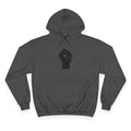 Color Power Champion Hoodie — "Opportunity Equity Freedom Justice" Pullover