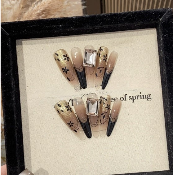 1035- Handmade press on nails fake nails removable