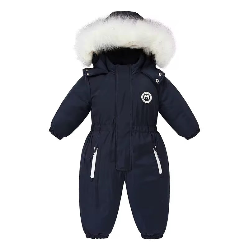 Boys and Girls One Piece Snowsuits Overalls Ski Suits Winter Waterproof Coats Jumpsuits for Baby Toddler 2T-5T…