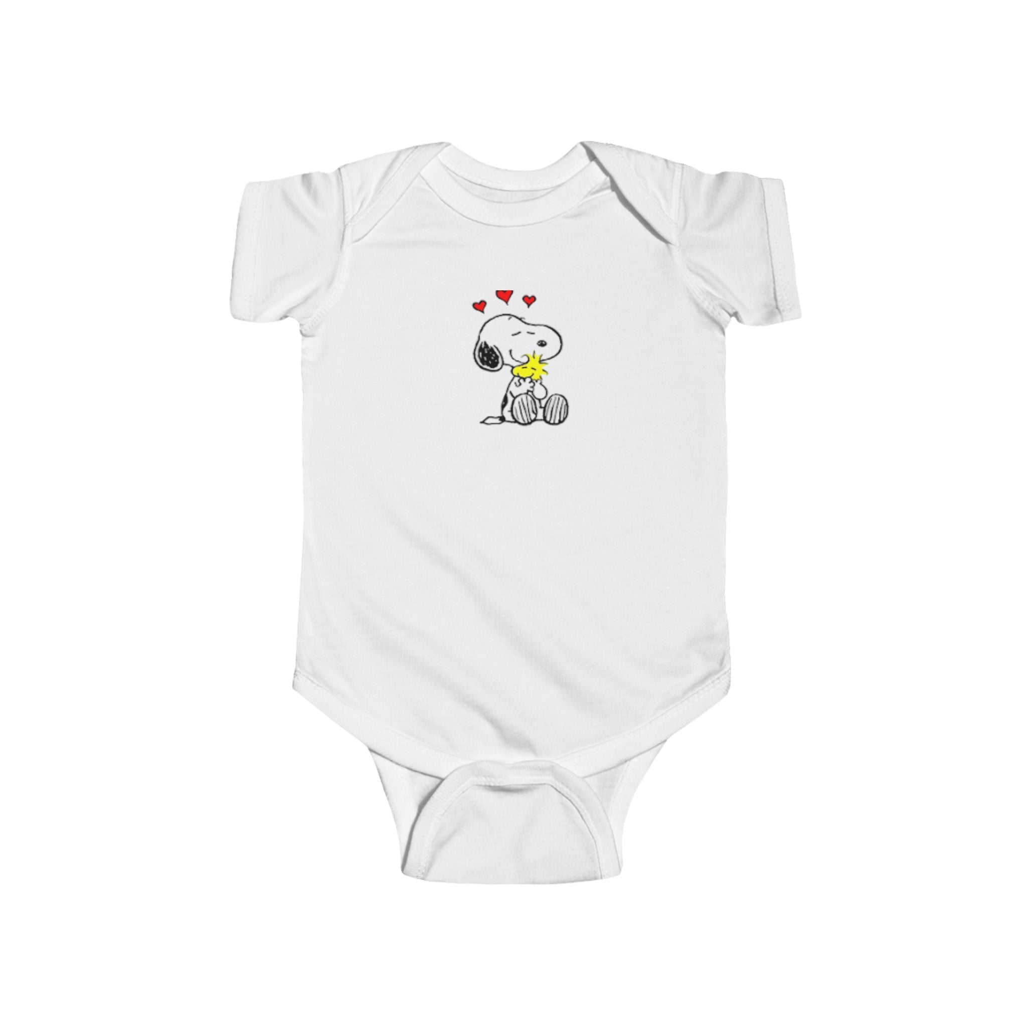 Snoopy & Woodstock Baby Bodysuit – Cute Hearts Infant Onesie