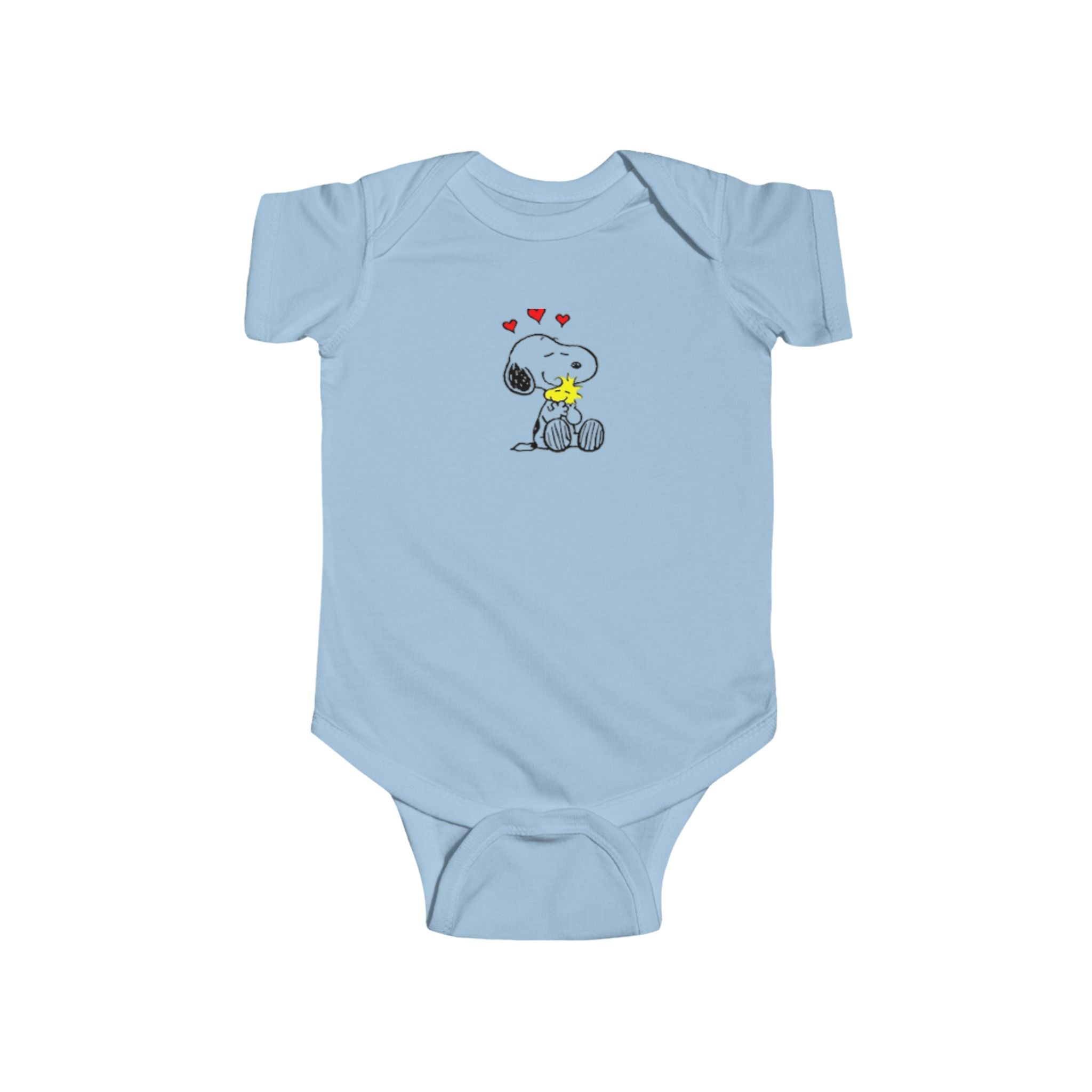 Snoopy & Woodstock Baby Bodysuit – Cute Hearts Infant Onesie