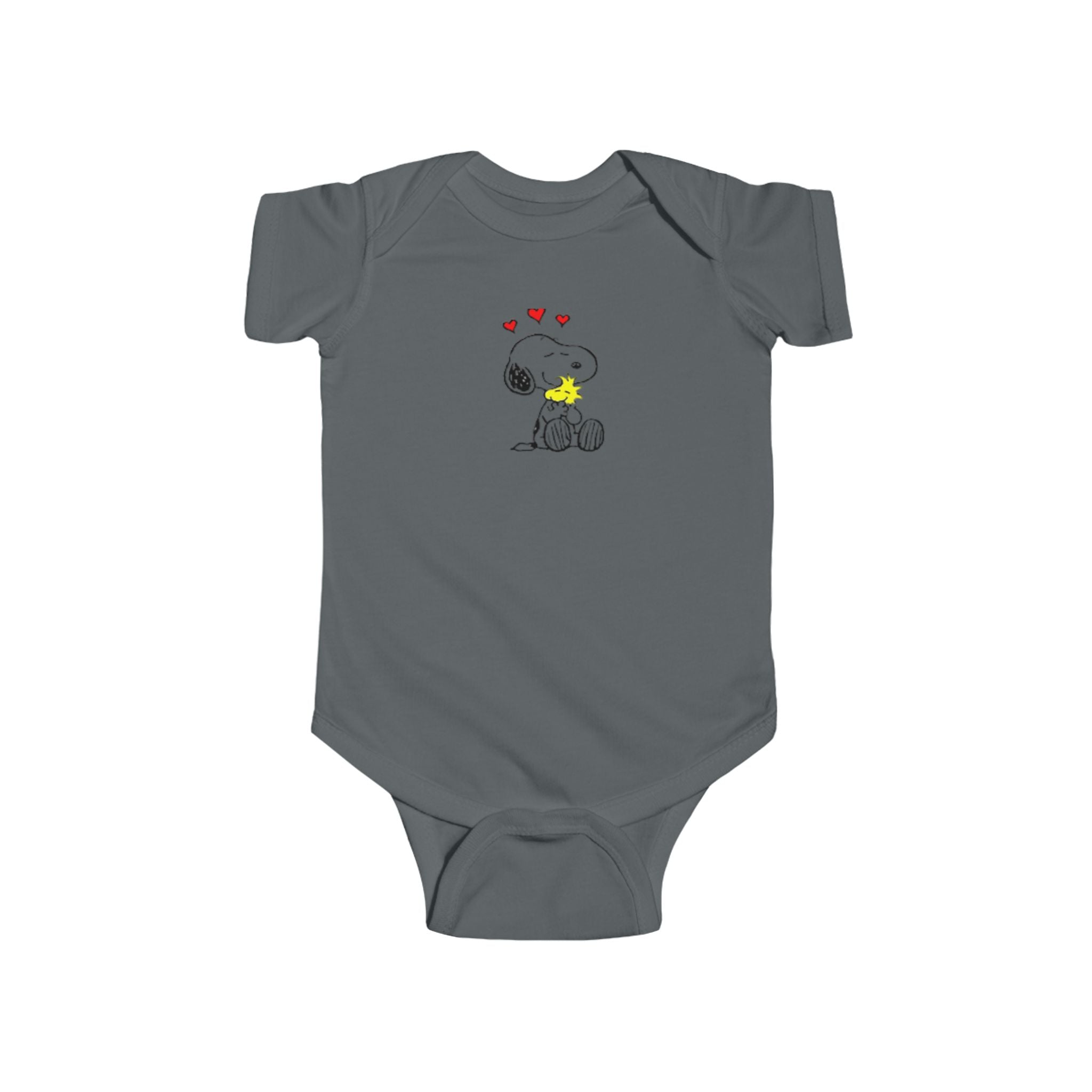 Snoopy & Woodstock Baby Bodysuit – Cute Hearts Infant Onesie