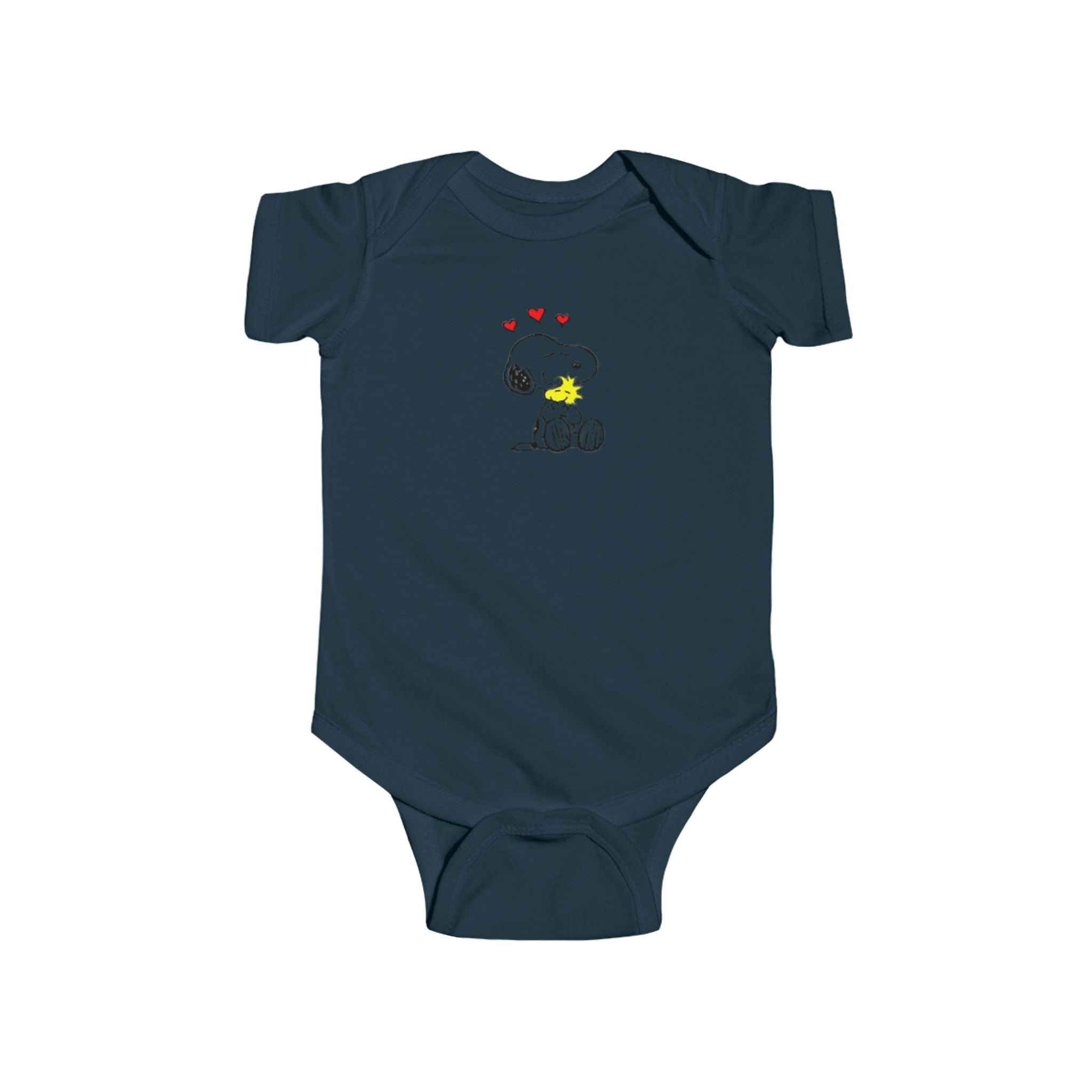 Snoopy & Woodstock Baby Bodysuit – Cute Hearts Infant Onesie
