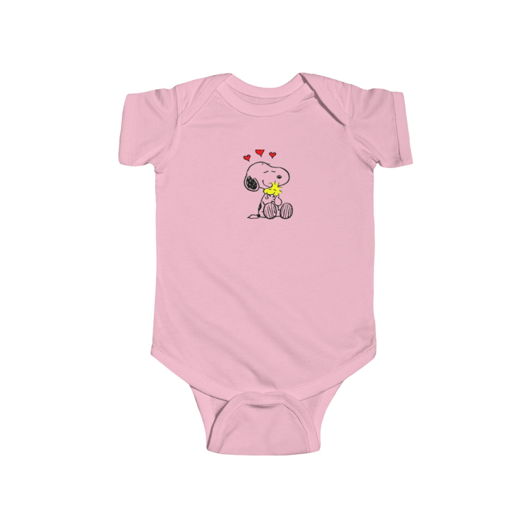 Snoopy & Woodstock Baby Bodysuit – Cute Hearts Infant Onesie