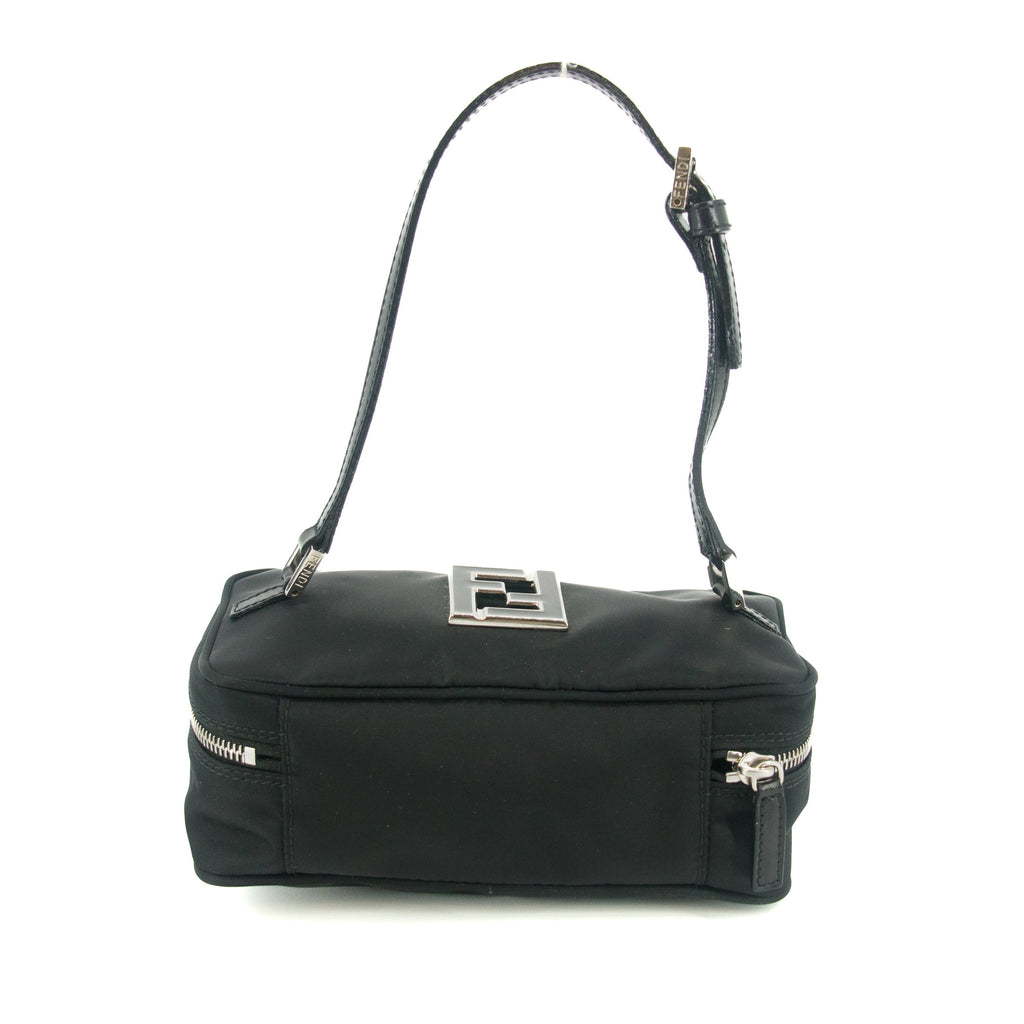 Fendi Black Nylon Vanity Pouch #8500