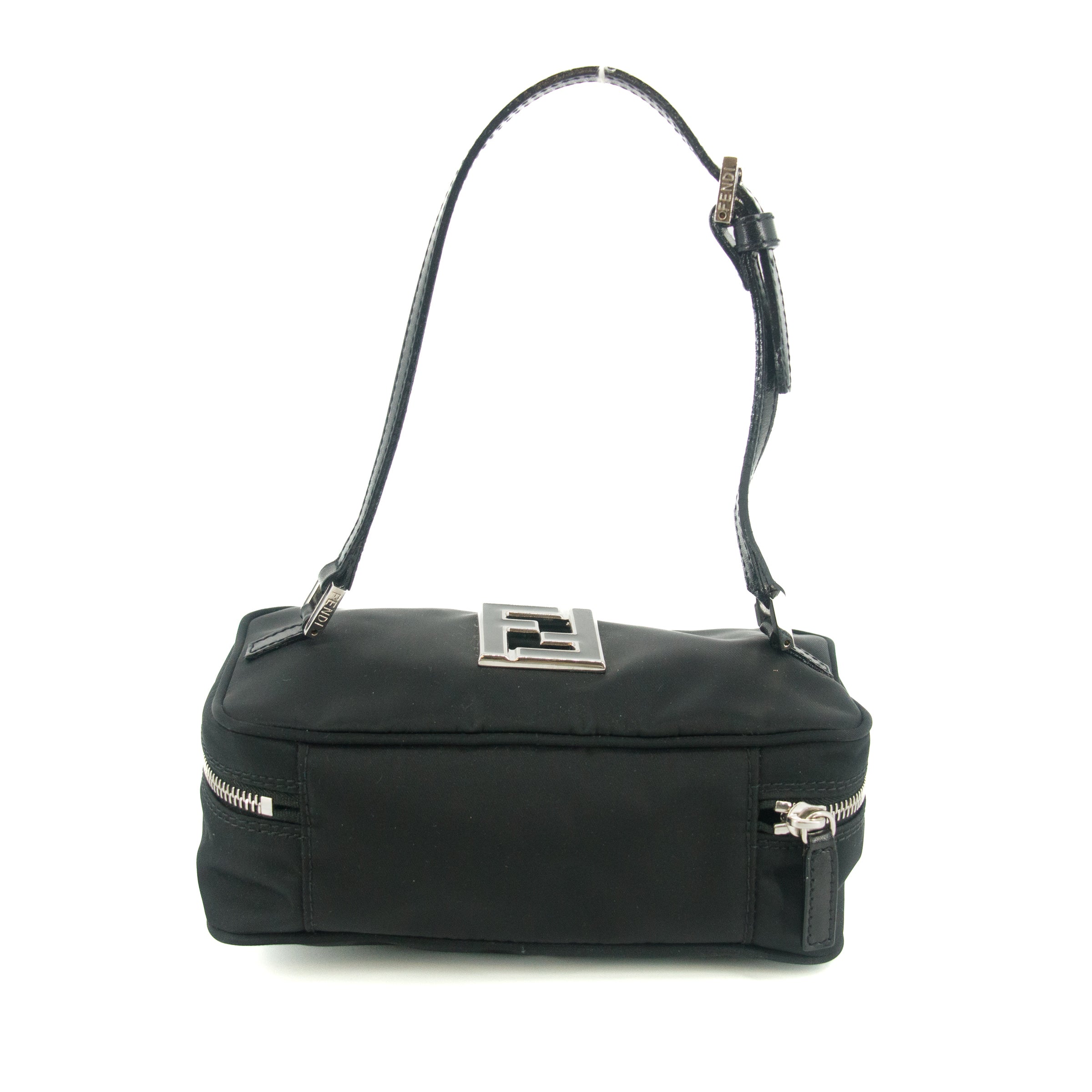 Fendi Black Nylon Vanity Pouch #8500