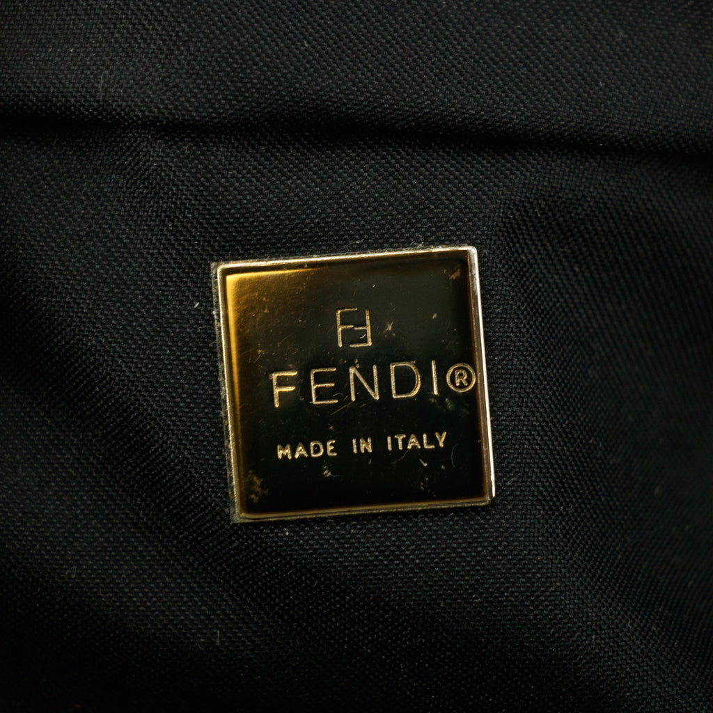 Fendi Black Nylon Vanity Pouch #8500