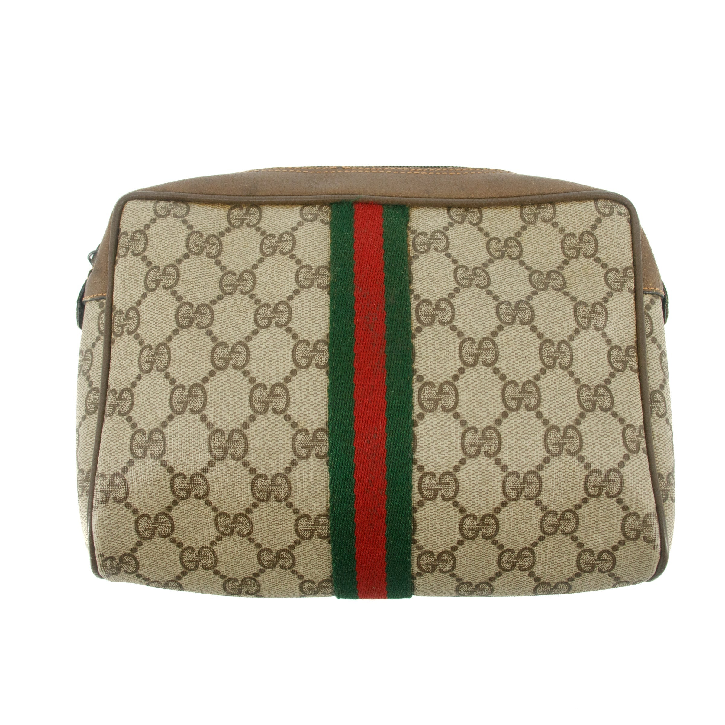 Gucci GG Canvas Brown Pouch #8898