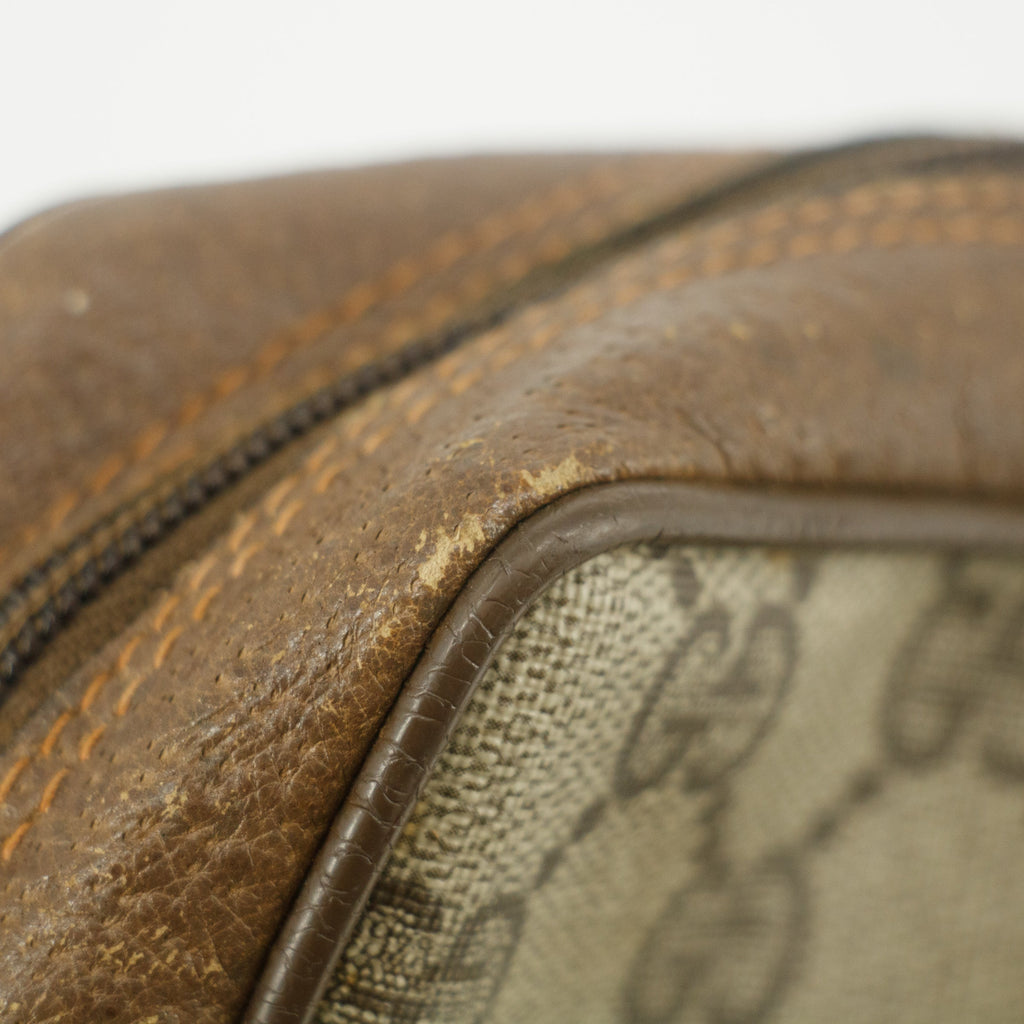 Gucci GG Canvas Brown Pouch #8898