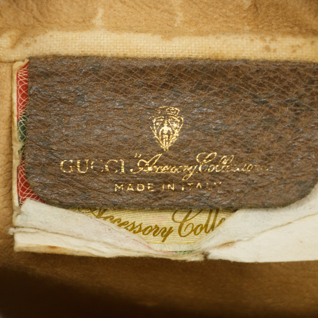 Gucci GG Canvas Brown Pouch #8898