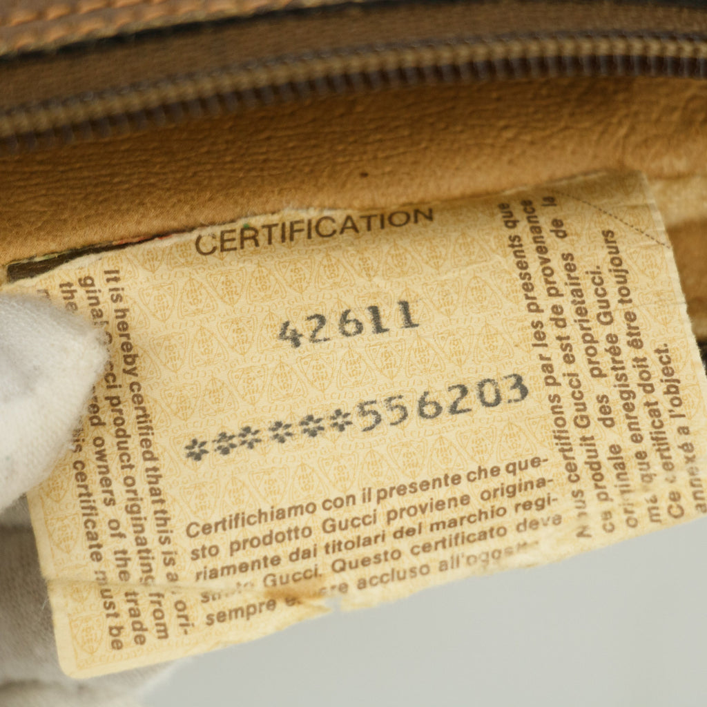 Gucci GG Canvas Brown Pouch #8898