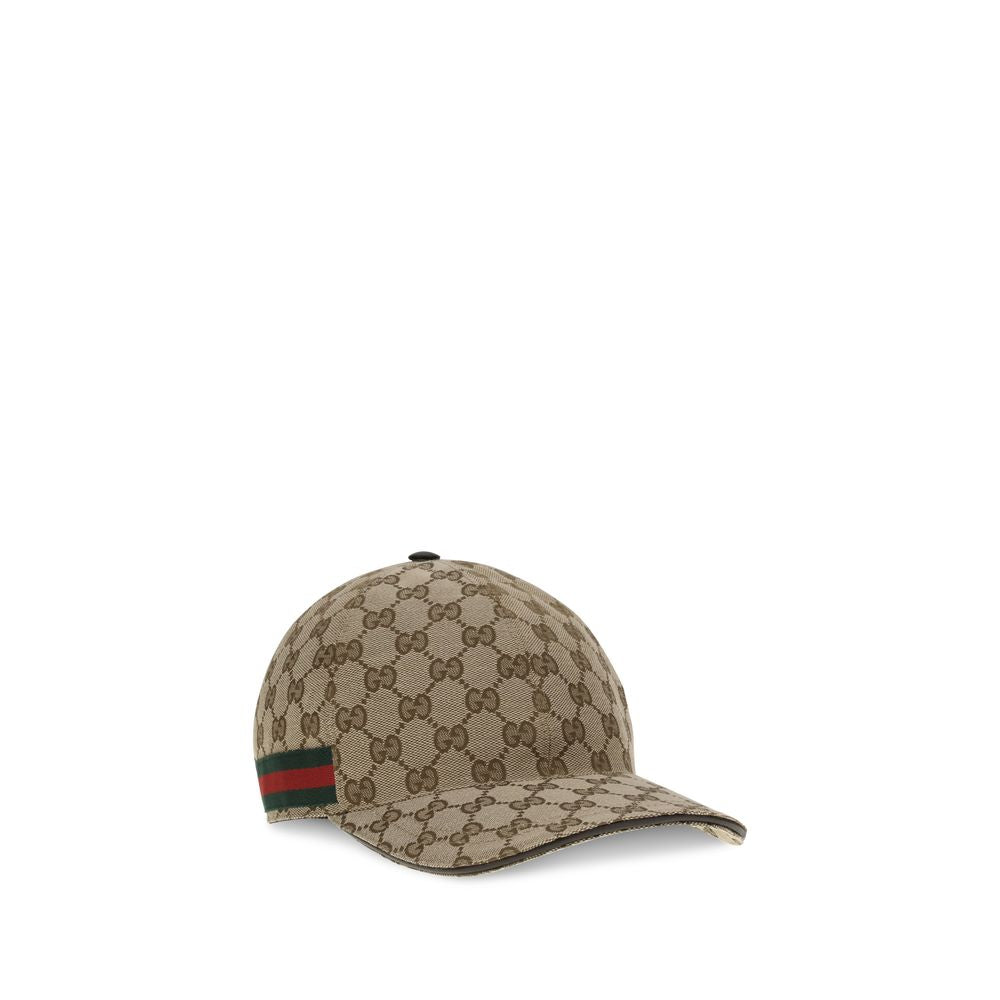 Gucci Beige Cotton Cap (Baseball Hat)