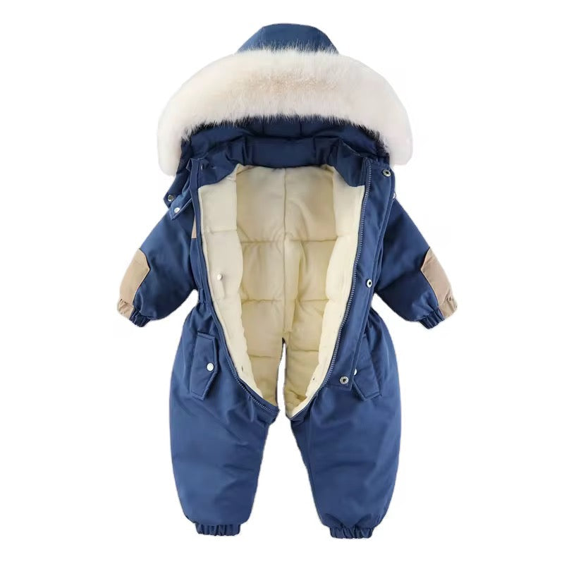 Boys and Girls One Piece Snowsuits Overalls Ski Suits Winter Waterproof Coats Jumpsuits for Baby Toddler 2T-5T…