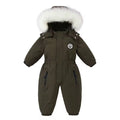 Boys and Girls One Piece Snowsuits Overalls Ski Suits Winter Waterproof Coats Jumpsuits for Baby Toddler 2T-5T…