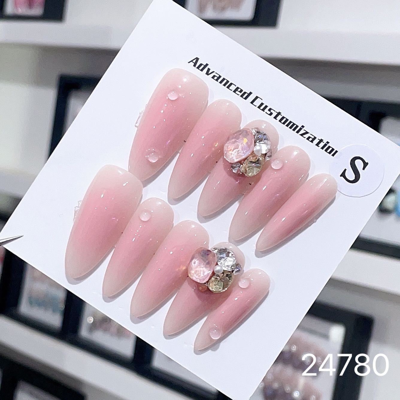 0967- Handmade press on nails fake nails removable