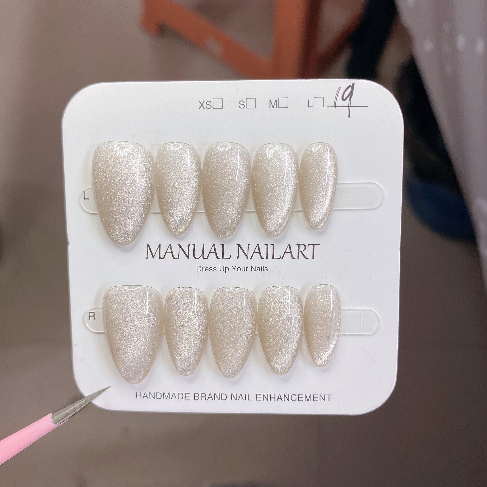 1027- Handmade press on nails fake nails removable