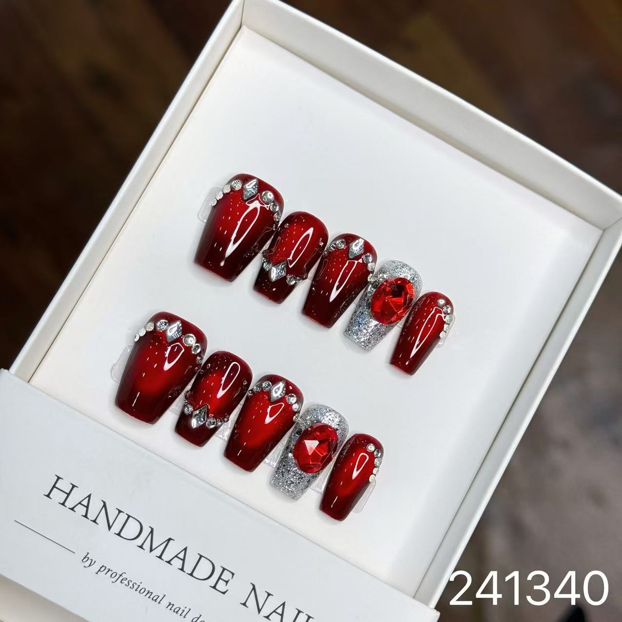 1028- Handmade press on nails fake nails removable