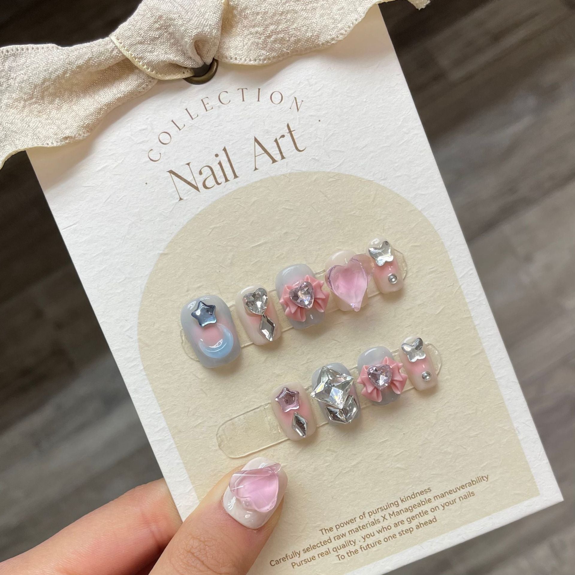 1024- Handmade press on nails fake nails removable