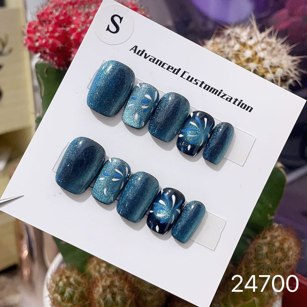 0967- Handmade press on nails fake nails removable