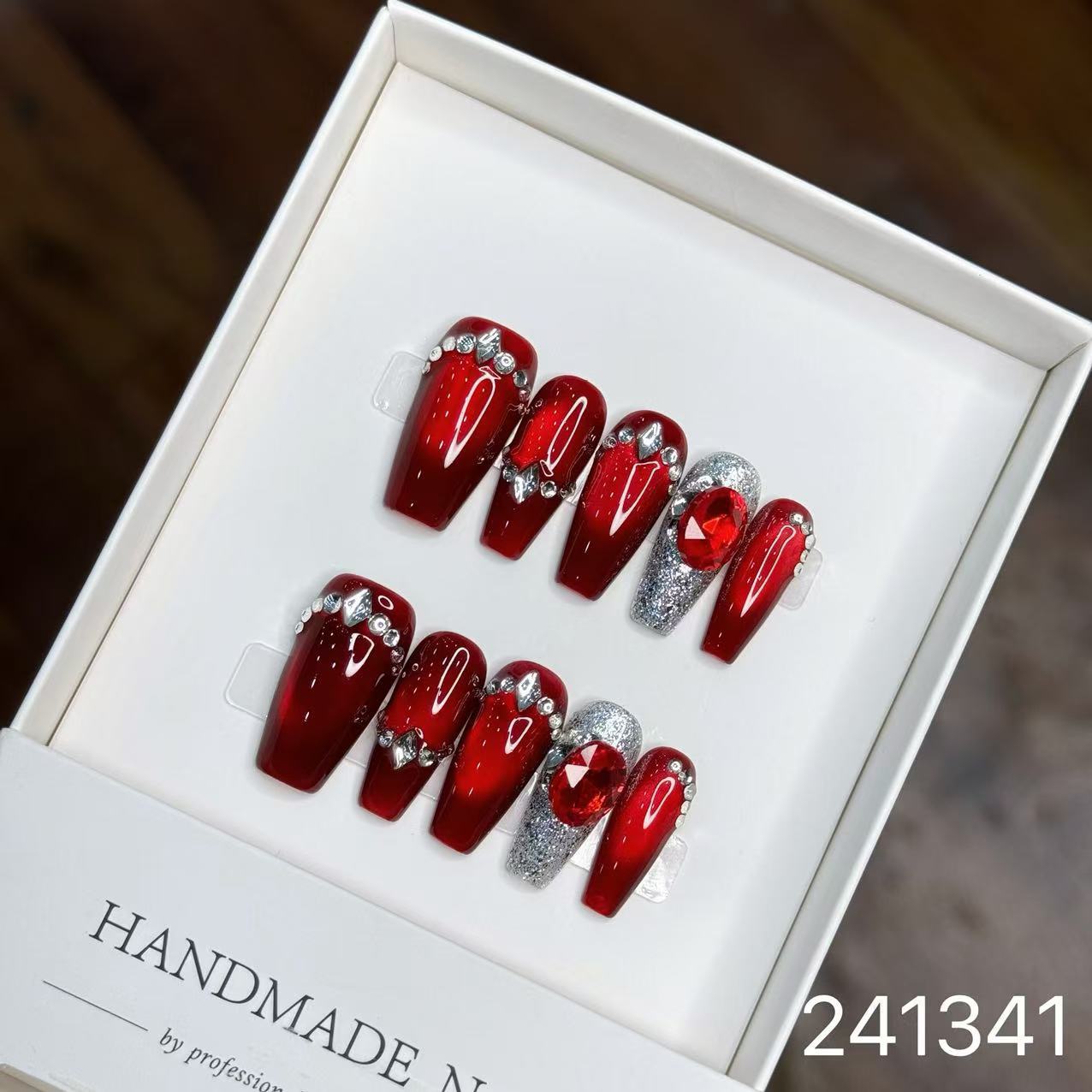 1028- Handmade press on nails fake nails removable