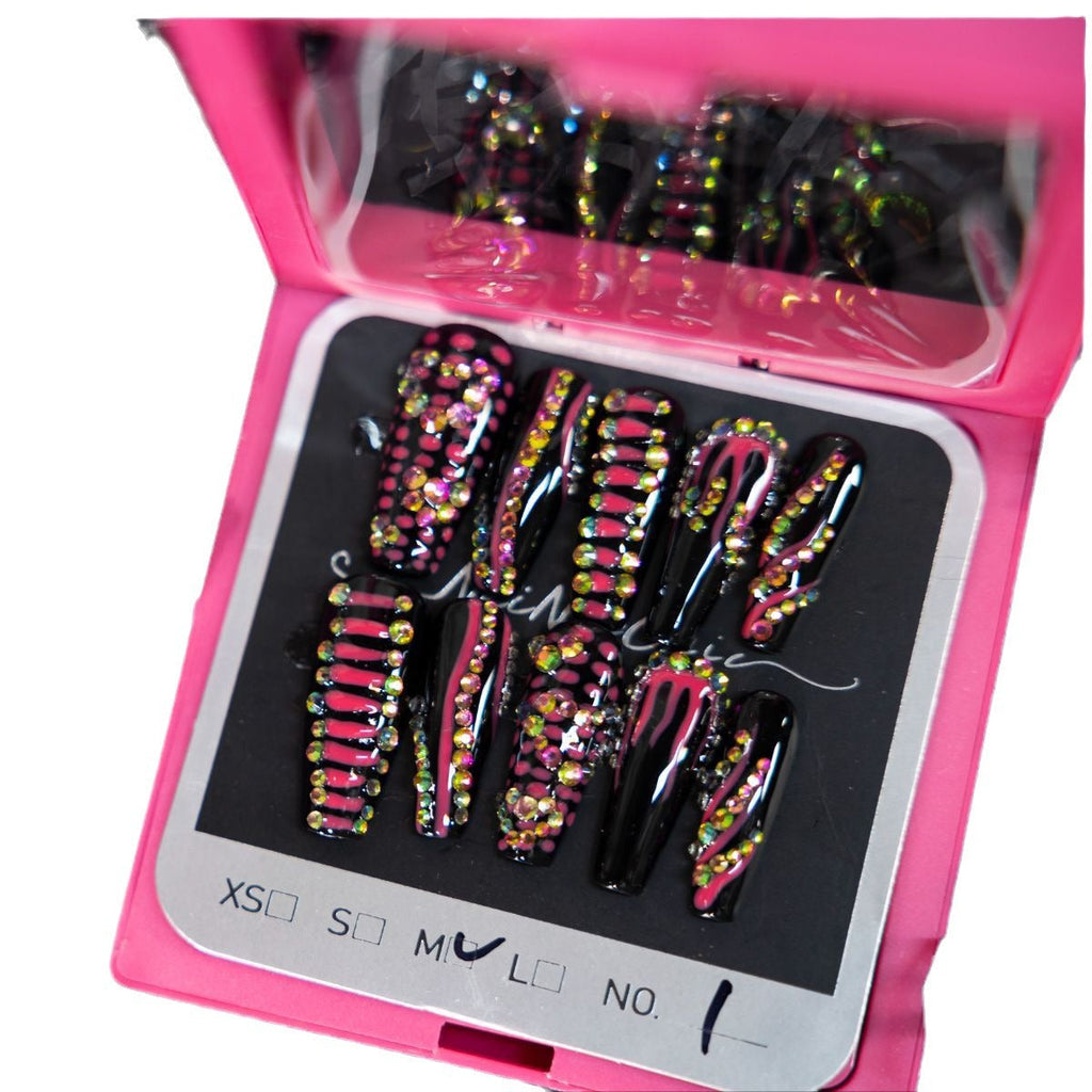 0976- Handmade press on nails fake nails removable