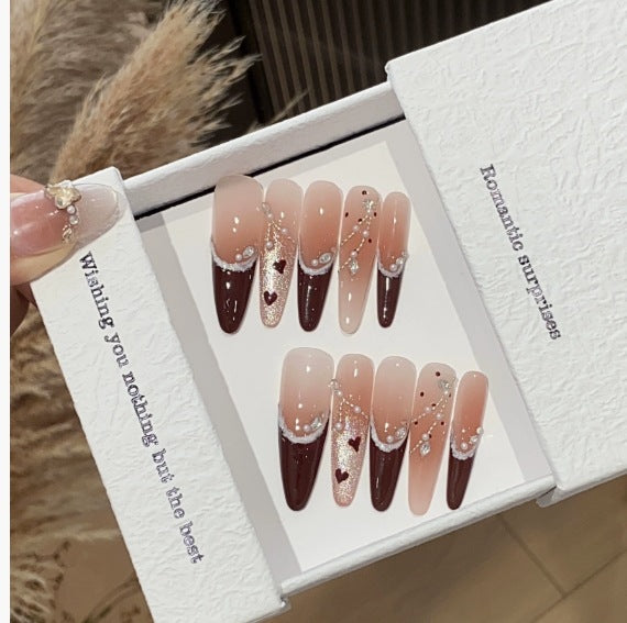 0995- Handmade press on nails fake nails removable