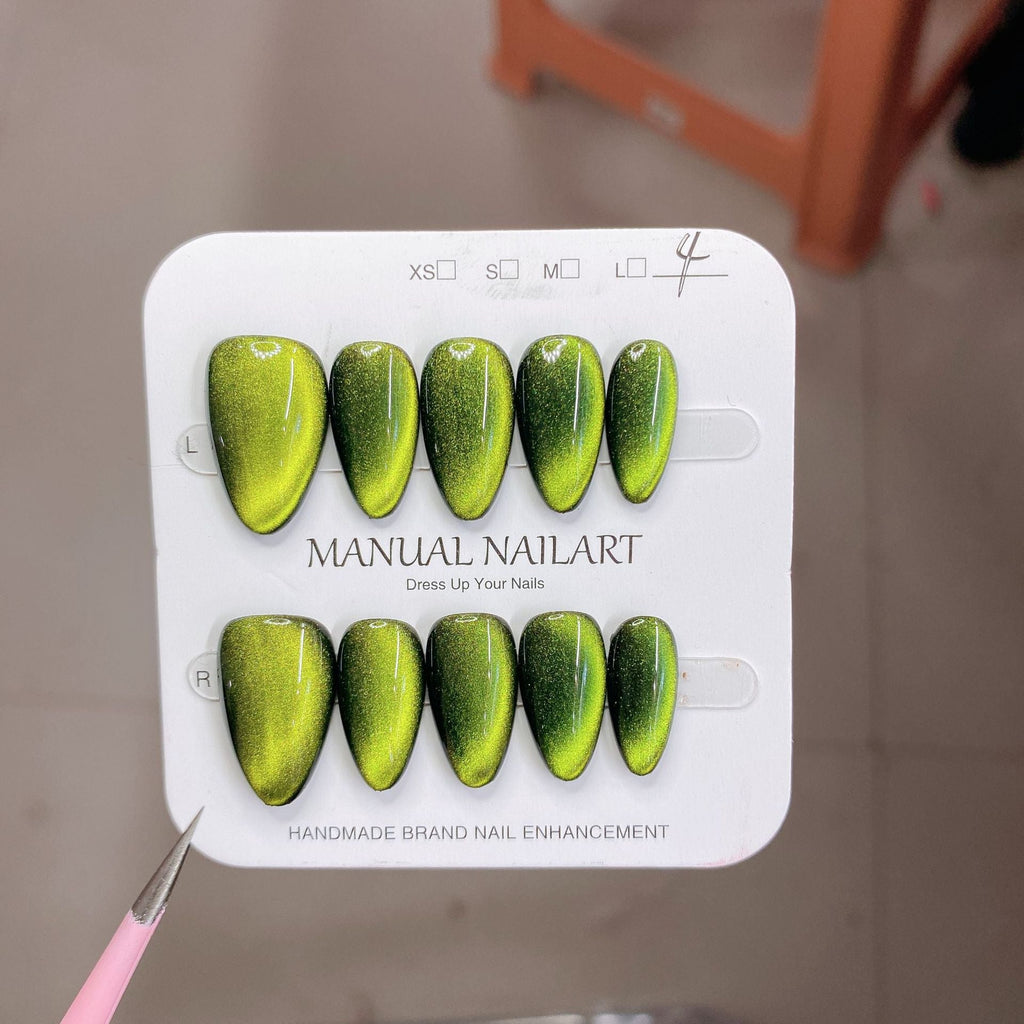 1026- Handmade press on nails fake nails removable