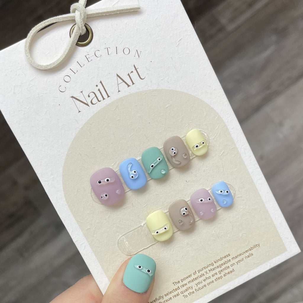 0938- Handmade press on nails fake nails removable