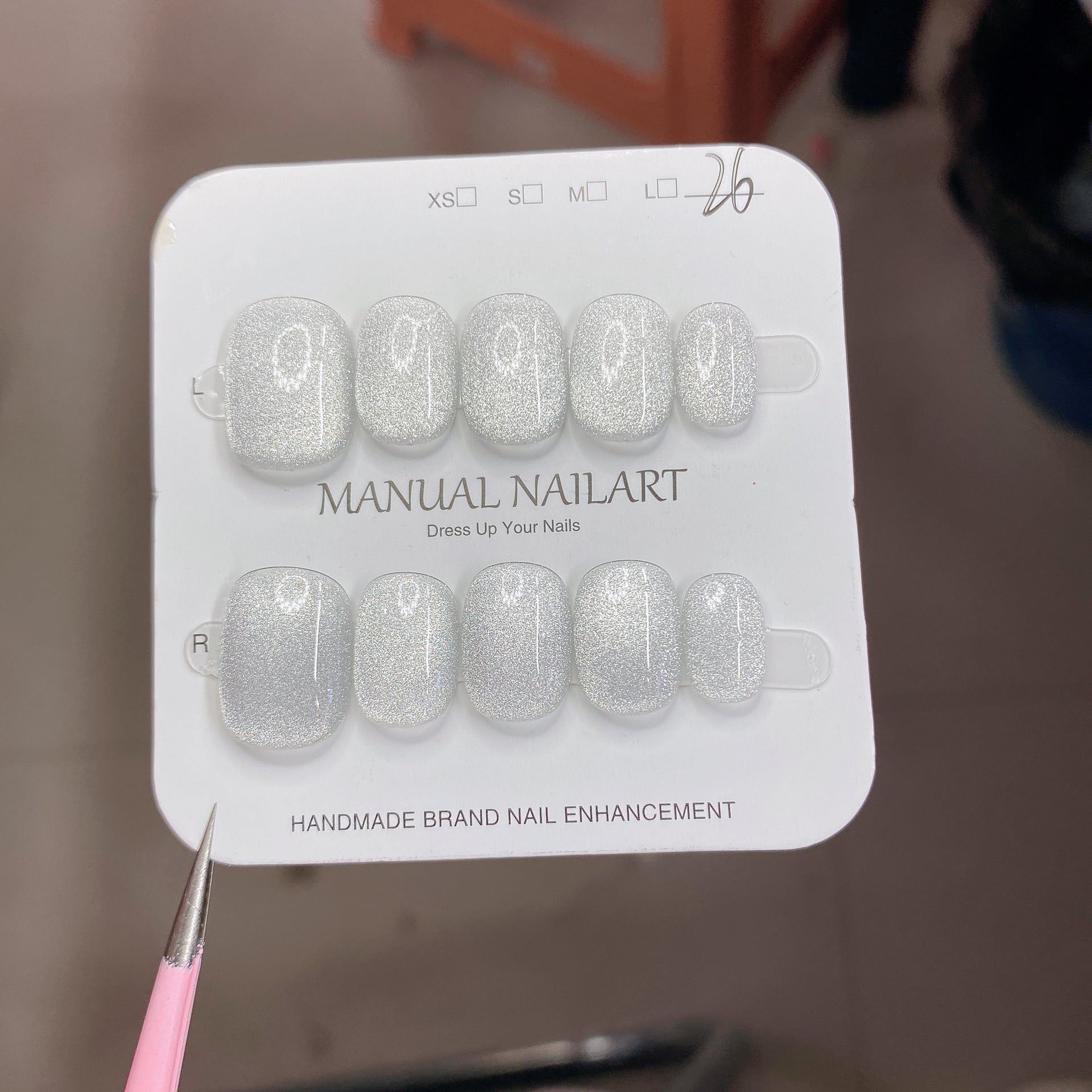 1026- Handmade press on nails fake nails removable