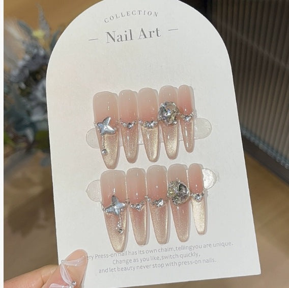 1035- Handmade press on nails fake nails removable