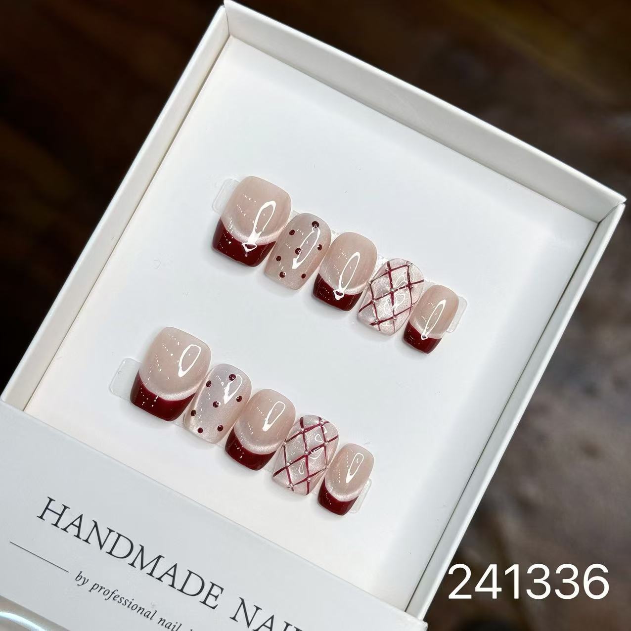 1030- Handmade press on nails fake nails removable