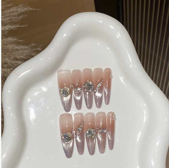 1034- Handmade press on nails fake nails removable