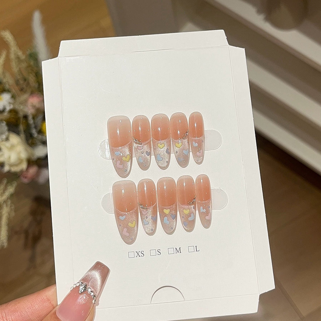 1034- Handmade press on nails fake nails removable