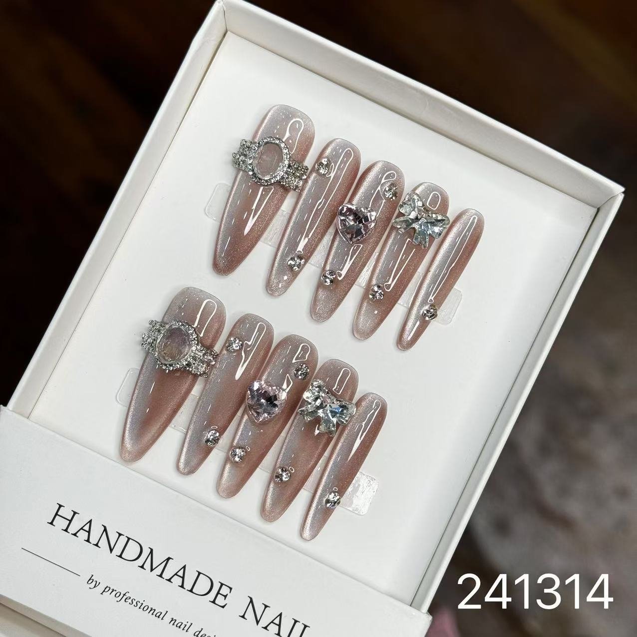 1029- Handmade press on nails fake nails removable
